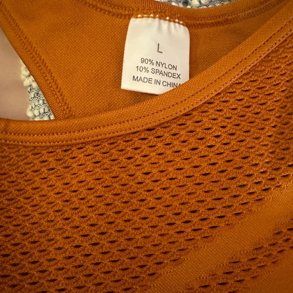 CURVES N COMBATBOOTS Orange Women's Activewear Set Sz S and L - Picture 14 of 15